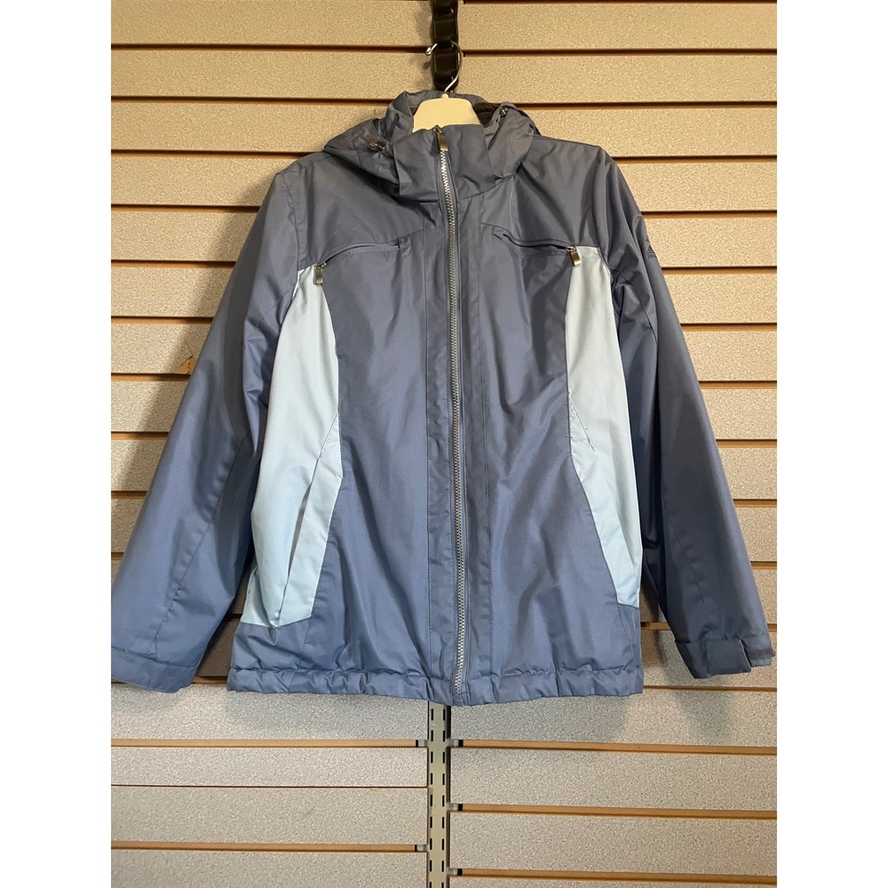 ZeroXposur Women's Blue Chill L/G Hooded Winter Jacket, Water Resistant, Fleece